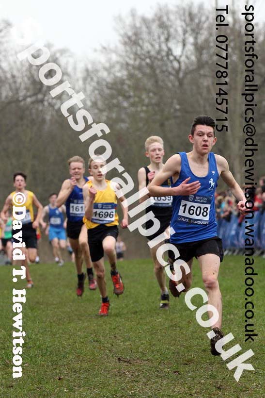 Boys under-15s Inter Counties Cross Country, Prestwold Hall, Loughborough. Photo: David T. Hewitson/Sports for All Pics